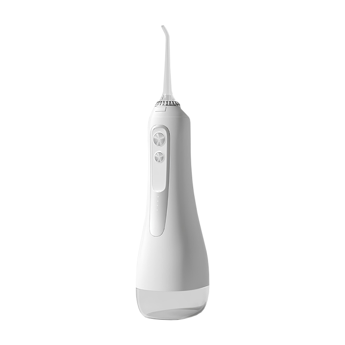 Irigator Oral  IMA Trend, Profesional pentru Dus Bucal și Oral, Presiune 70-120PSI, 3 TREPTE de presiune, Fara fir, Portabil, IPX7, Rezervor 320 ML, Baterie 1600mAh, 360°, Capete Intradentare Incluse Alb/Roz - imagine 2