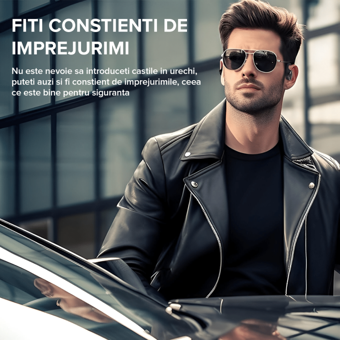 Casti wireless Bluetooth, IMA Trend®CY-30, Audio, Fara fir, Bluetooth 5.3, Dual MIC ENC, Active Noise Cancellation, Autonomie 40 ore, Microfon HD, Control tactil/touch, IPX5, Sport, Carcasa Magnetica, Compatibilitate Universala, Negru - imagine 5